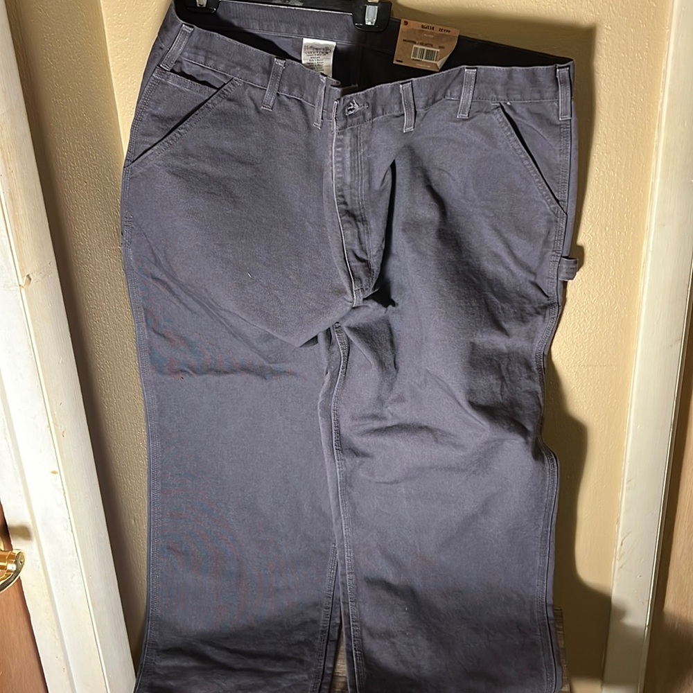 Carhartt Mens Carpenter Jeans B11 PTB Color Blue Size 44x32